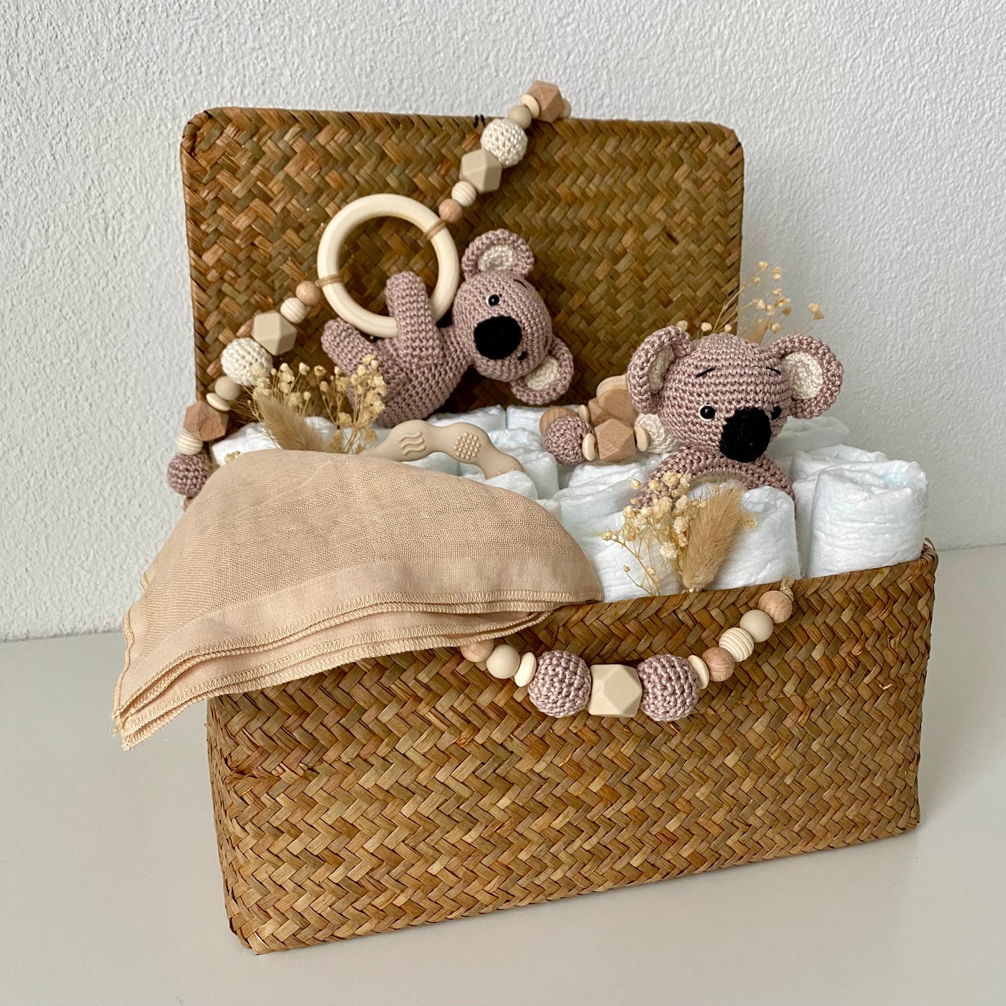 Windelkorb gross Koala beige