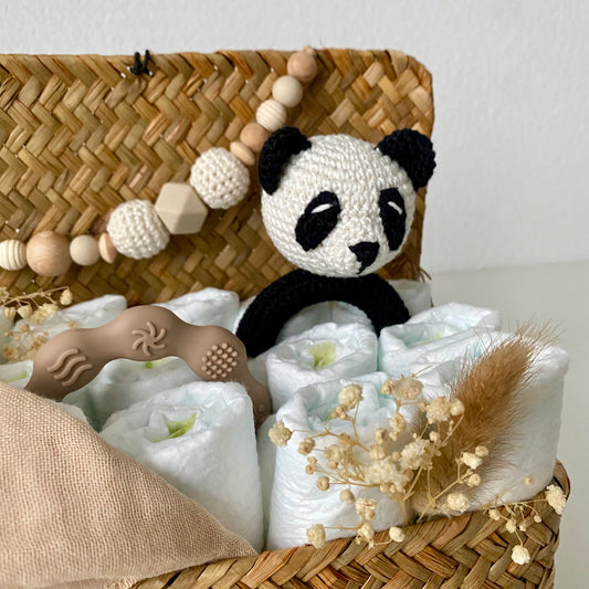 Windelkorb klein Panda
