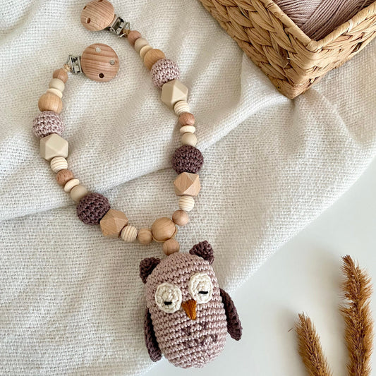 Kinderwagenkette Eule