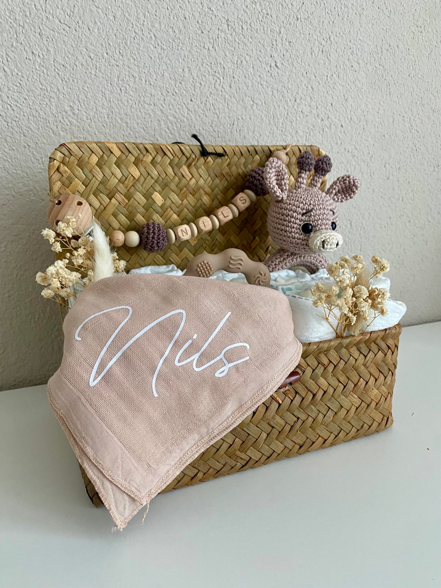 Windelkorb klein Giraffe