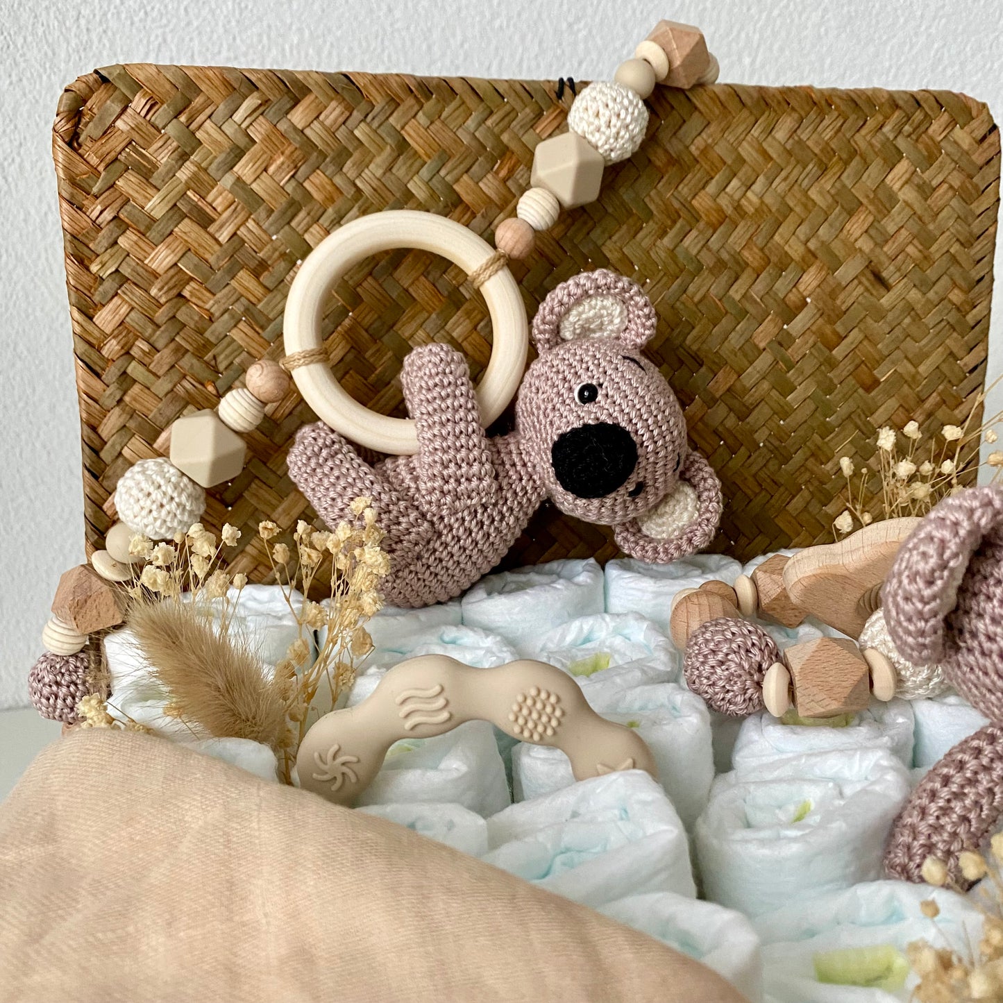 Windelkorb gross Koala beige