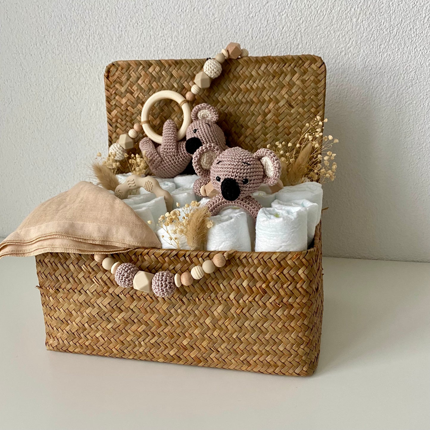 Windelkorb gross Koala beige