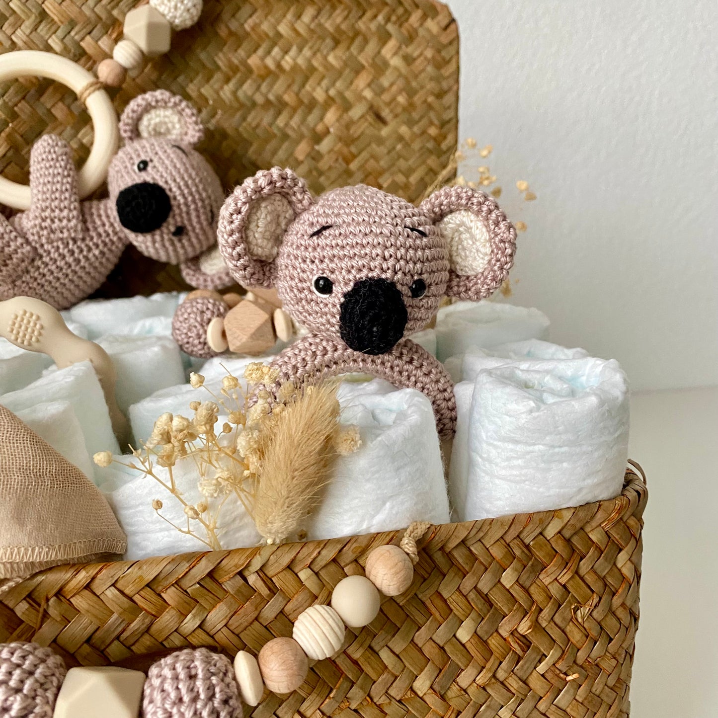 Windelkorb gross Koala beige