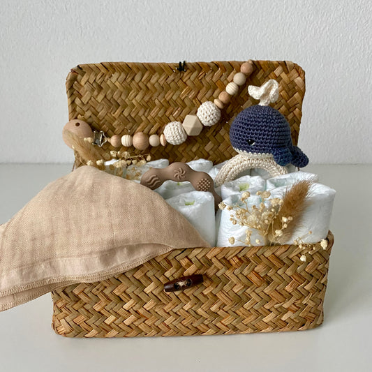 Windelkorb klein Wal