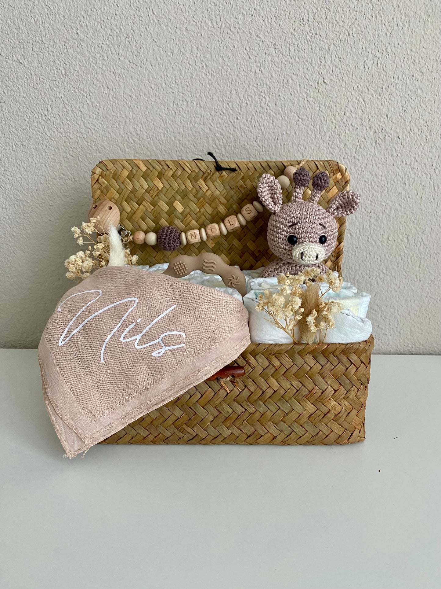 Windelkorb klein Giraffe