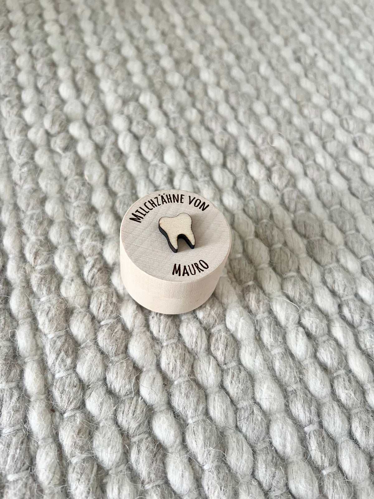 Milchzahndose personalisiert