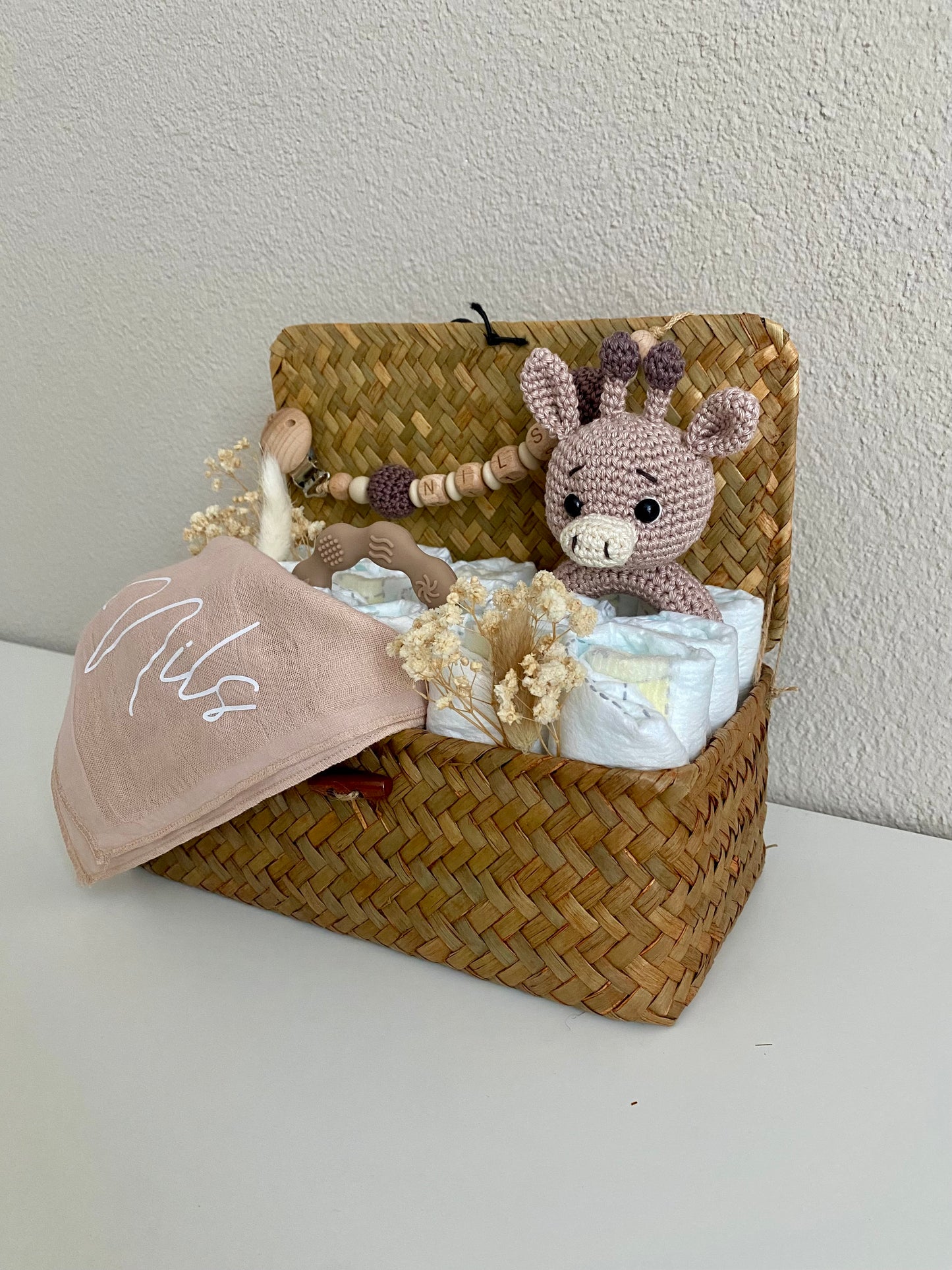 Windelkorb klein Giraffe