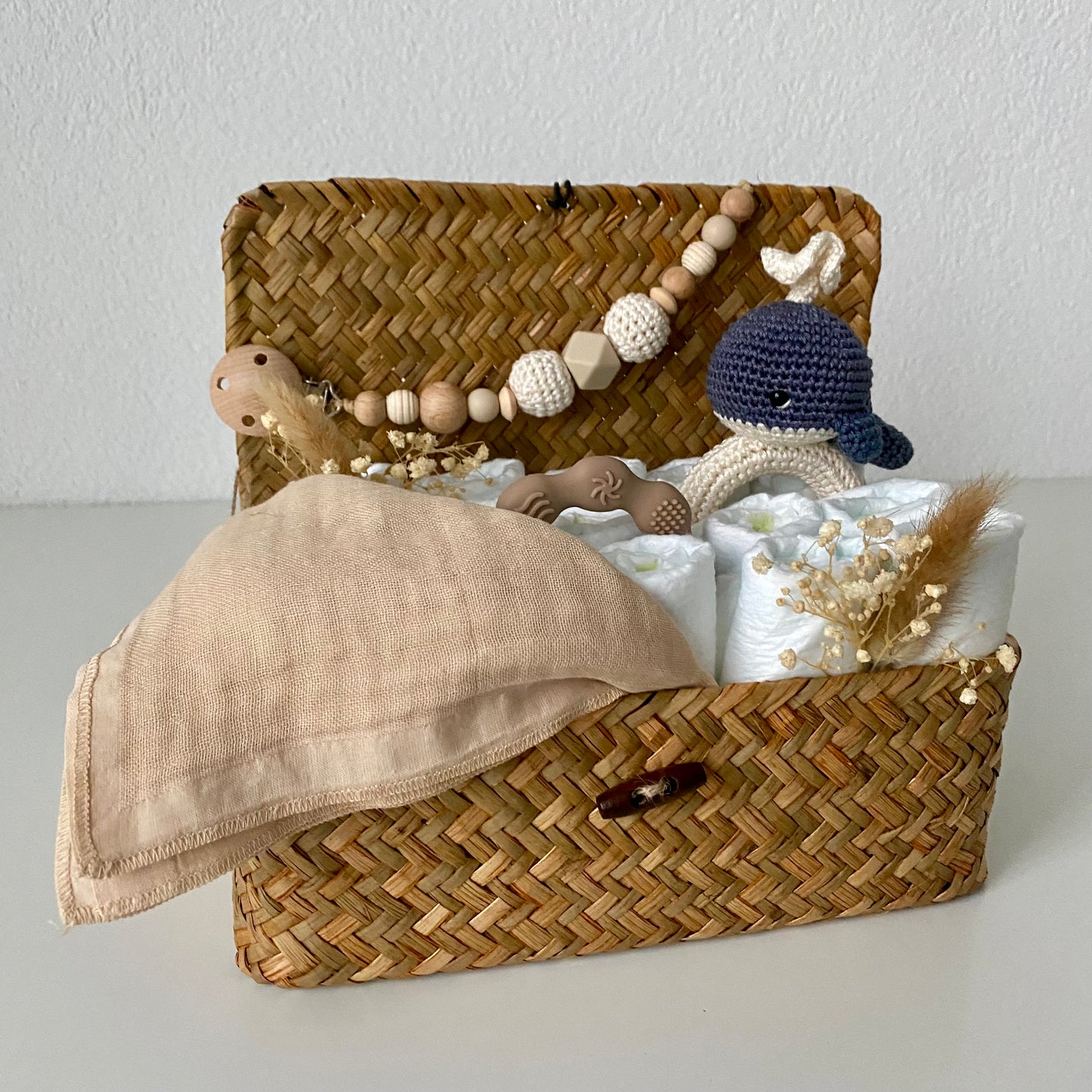 Windelkorb klein Wal