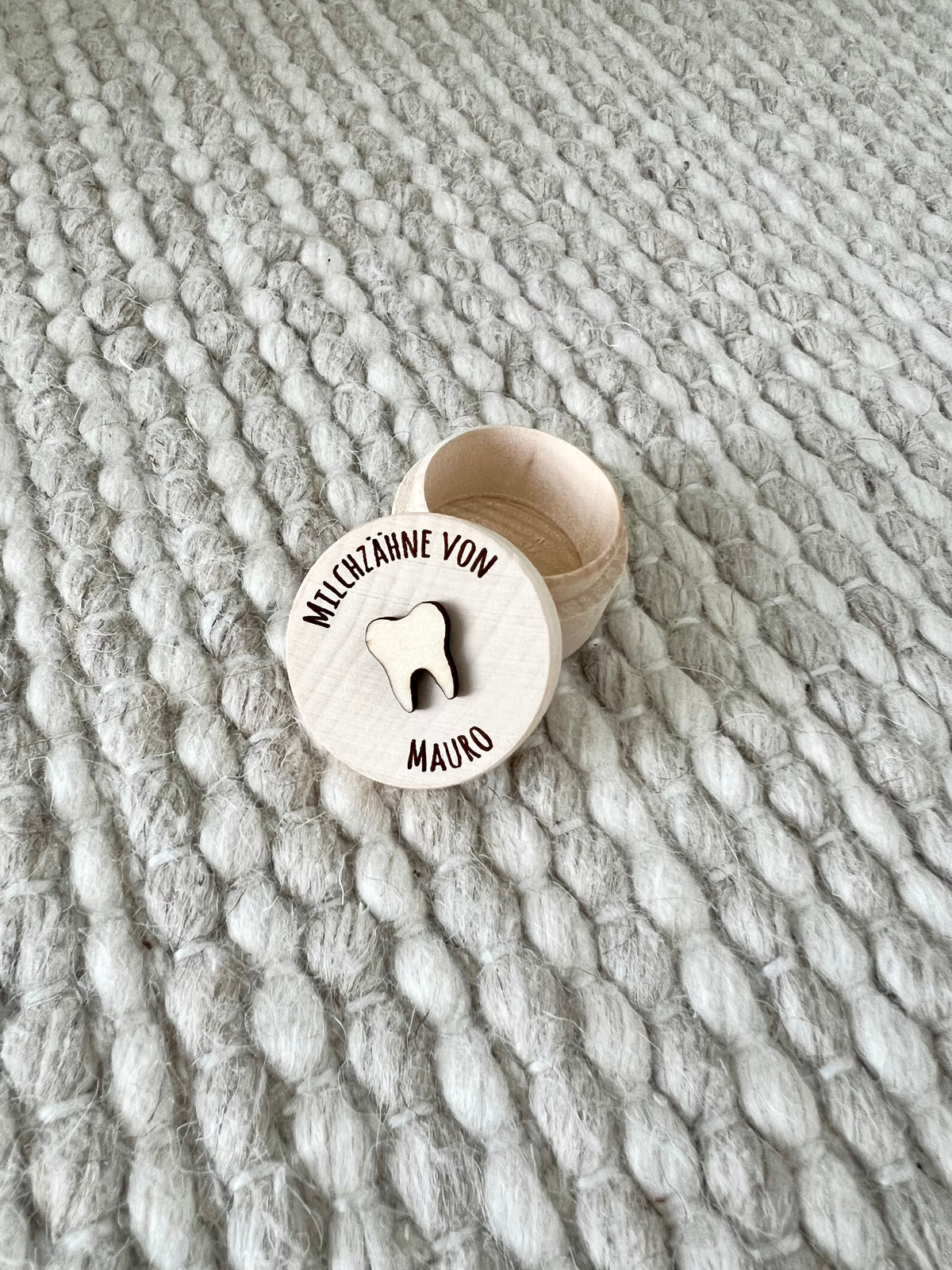 Milchzahndose personalisiert