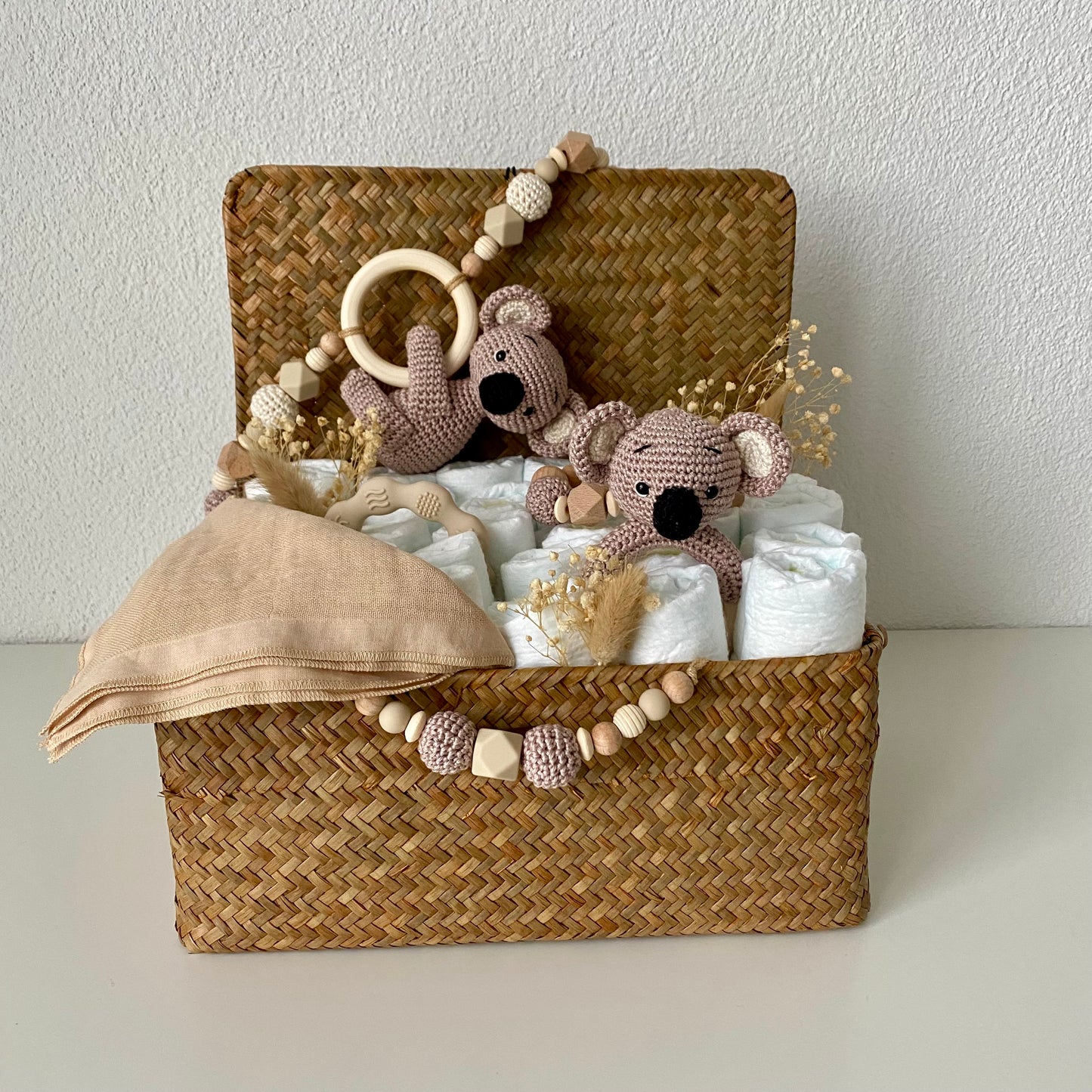 Windelkorb gross Koala beige